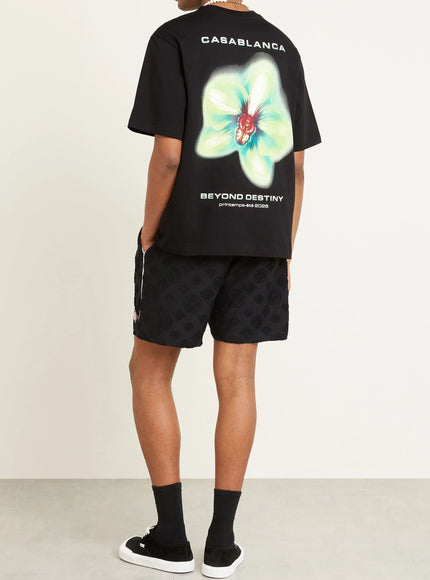 Casablanca Glitch Orchid Print T-shirt