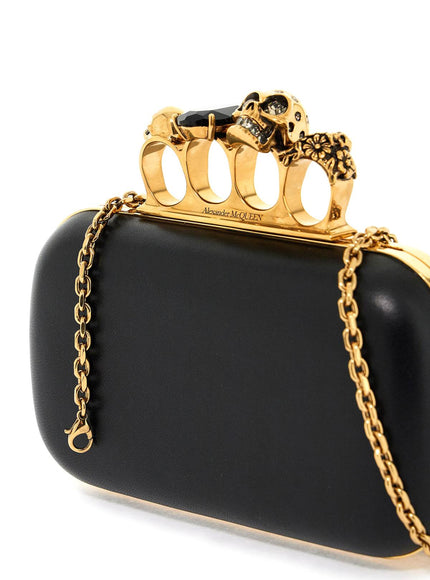 Alexander Mcqueen chain clutch with knuckle