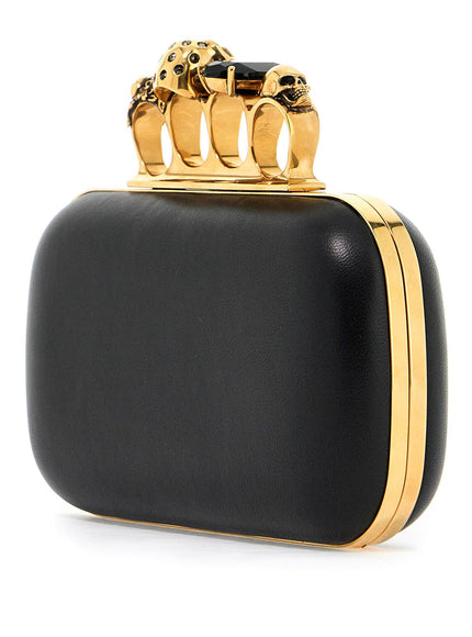 Alexander Mcqueen chain clutch with knuckle