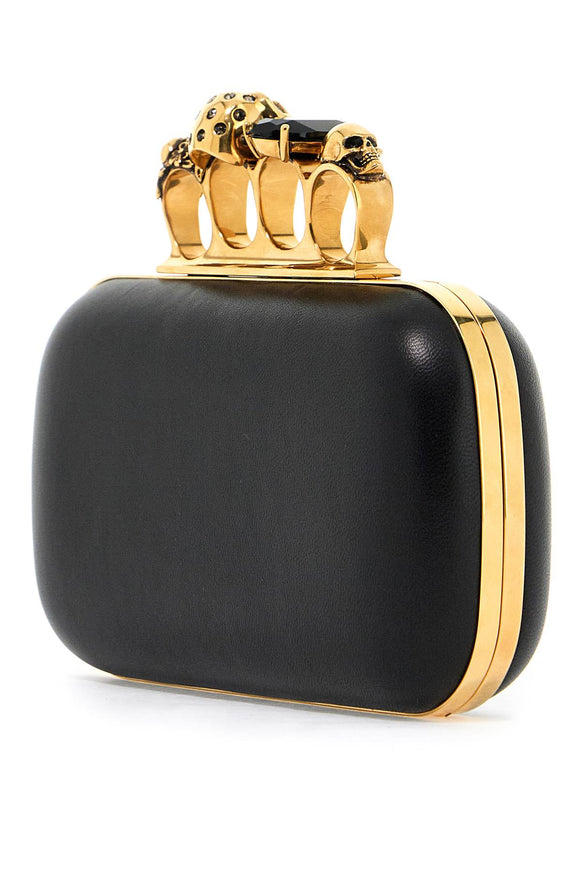 Alexander Mcqueen chain clutch with knuckle