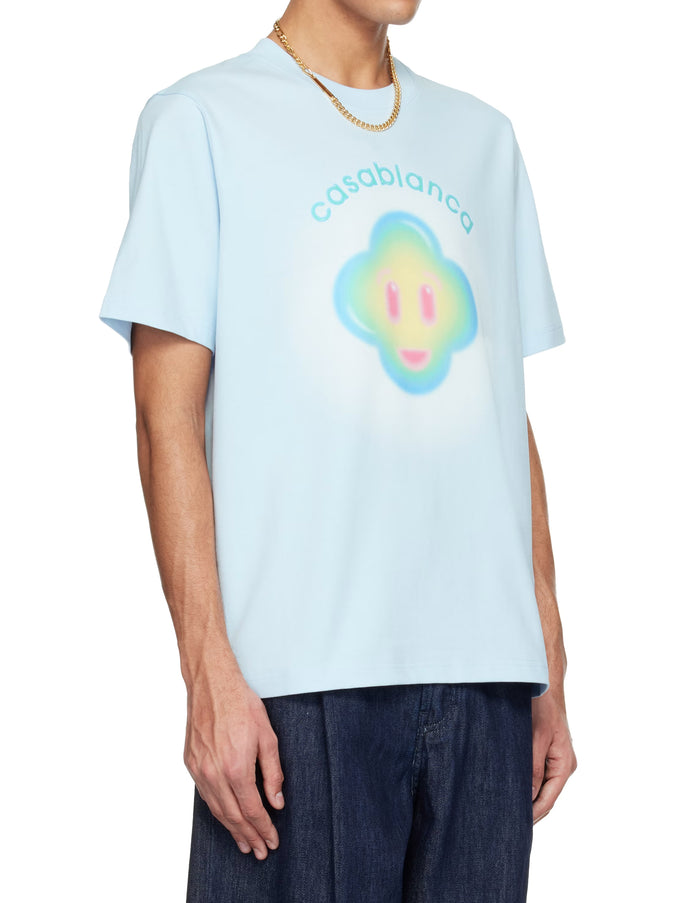 Casablanca Airbrush Smiley Print T-shirt