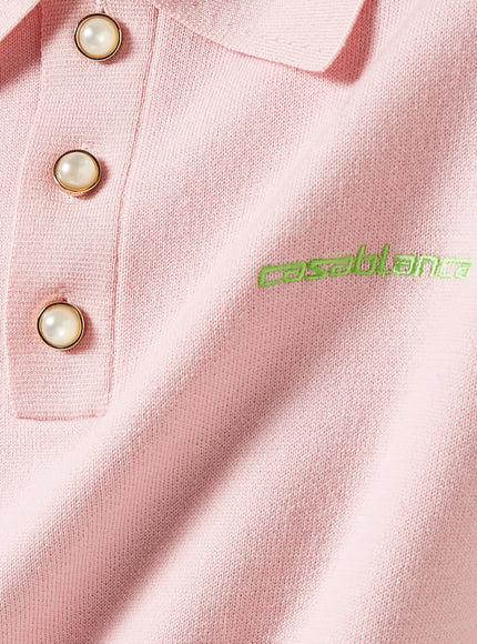 Casablanca Wool-blend Polo Shirt