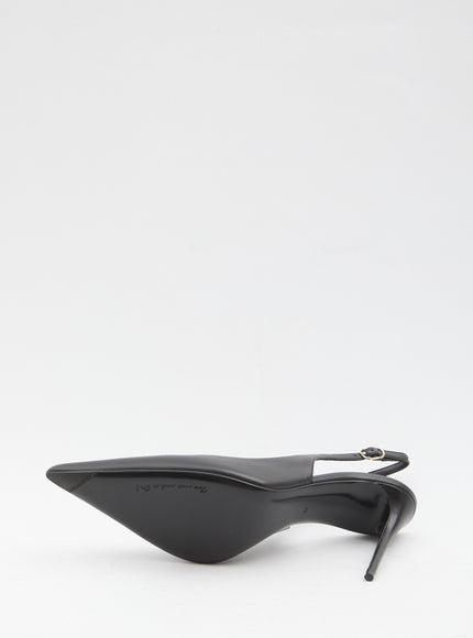Dolce & Gabbana Slingback Pumps In Silk Nappa