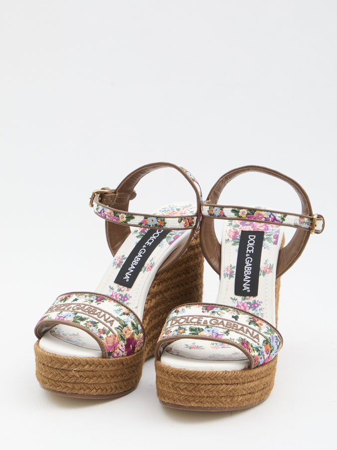 Dolce & Gabbana Platform In Nappa With Thread Embroidery