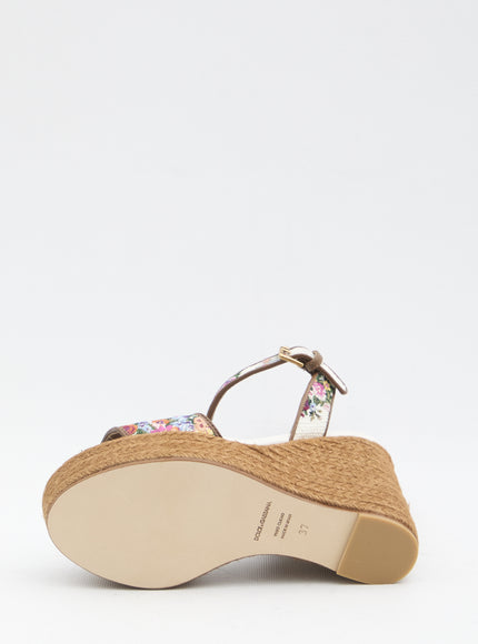 Dolce & Gabbana Platform In Nappa With Thread Embroidery