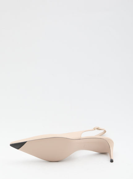 Dolce & Gabbana Slingback Pumps In Silk Nappa