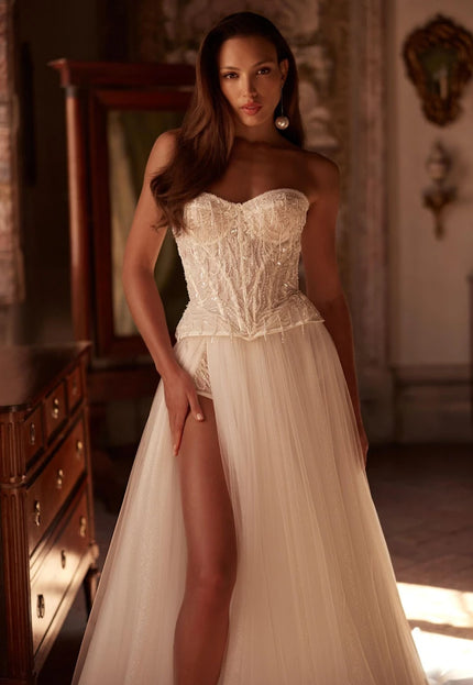 Emmalise Bridal Corset Two-Piece Set US 14