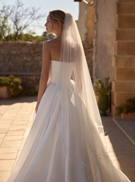 Ara Mikado A-Line Wedding Gown
