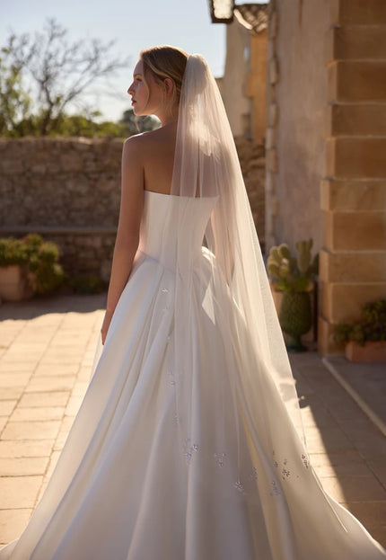 Ara Mikado A-Line Wedding Gown