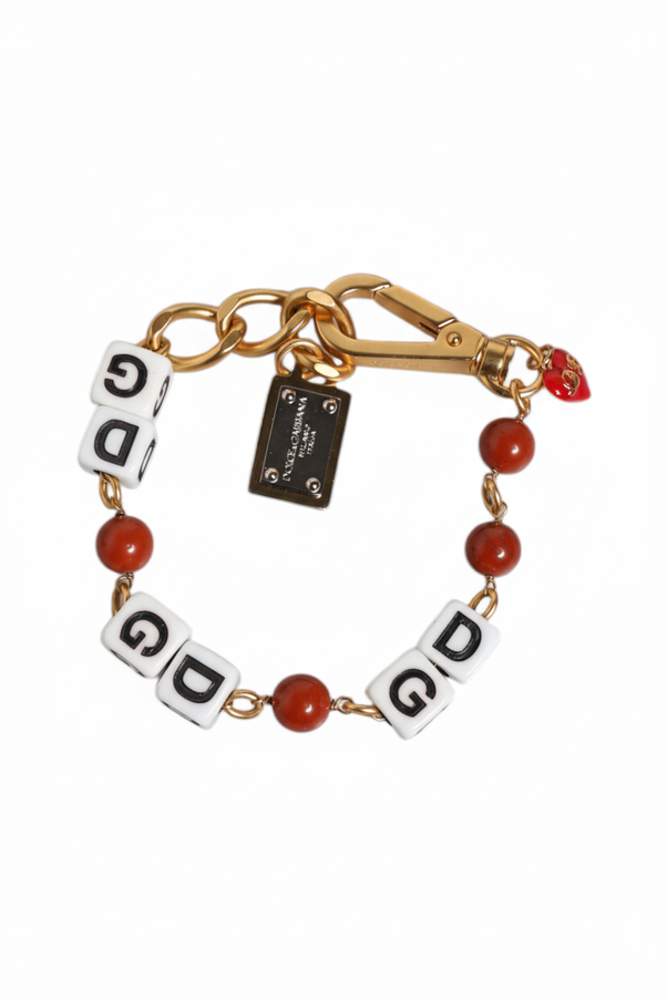 Dolce & Gabbana Men’s Chain & Pearl Statement Bracelet