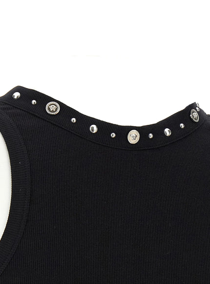 Versace Tank Top Emboidery Studs
