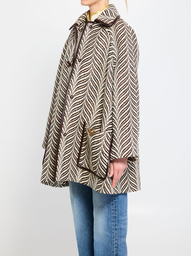 Valentino Garavani Animalier Peacoat