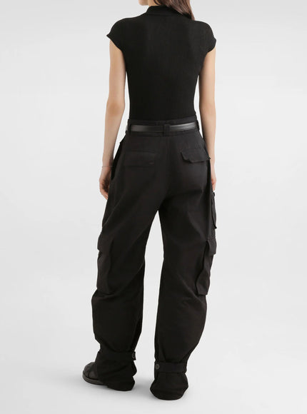 Dolce & Gabbana Ribbed Polo-style Top