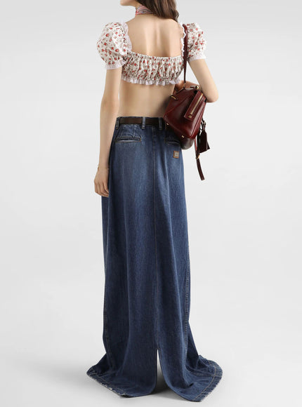 Dolce & Gabbana Rose Print Top