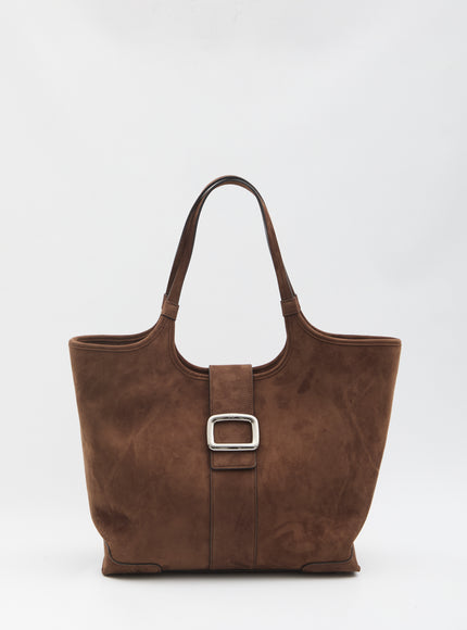 Roger Vivier Medium Viv' Choc' Bag QT Brown