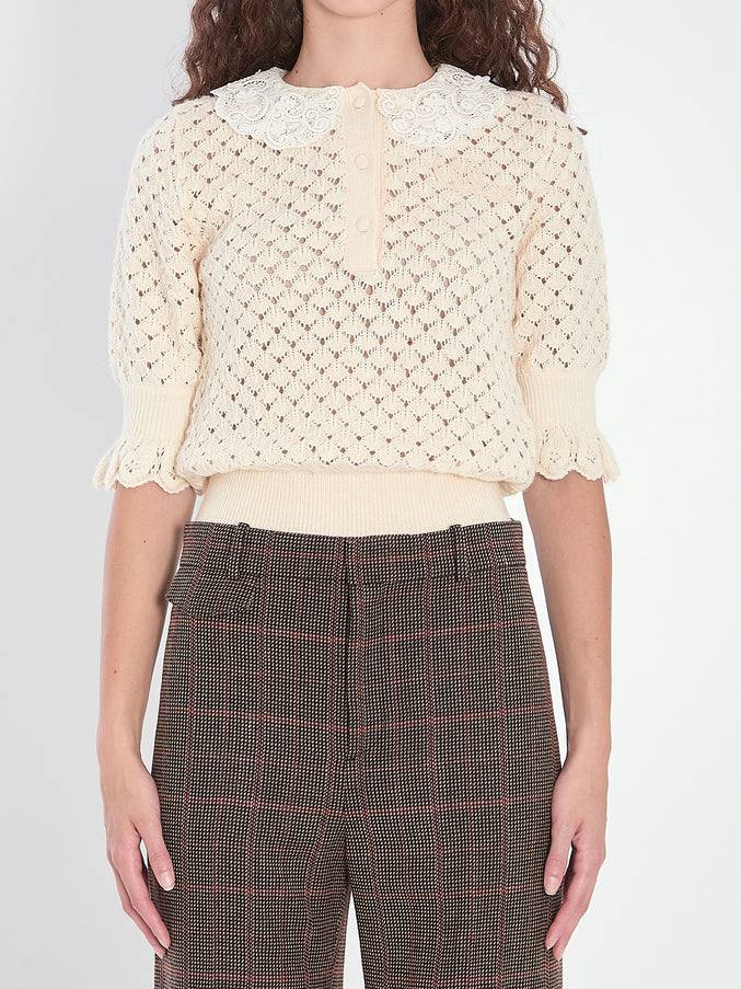 Chloe Iconic Milk Pullover Cream