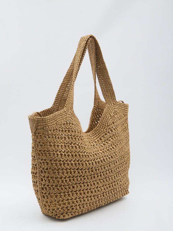 Tod's Raffia Shopping Bag Medium