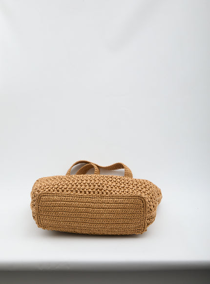 Tod's Raffia Shopping Bag Medium