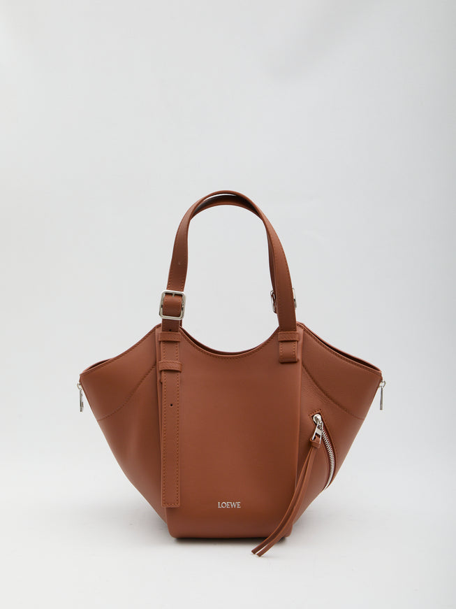 Loewe Hammock Flip Bag QT Brown