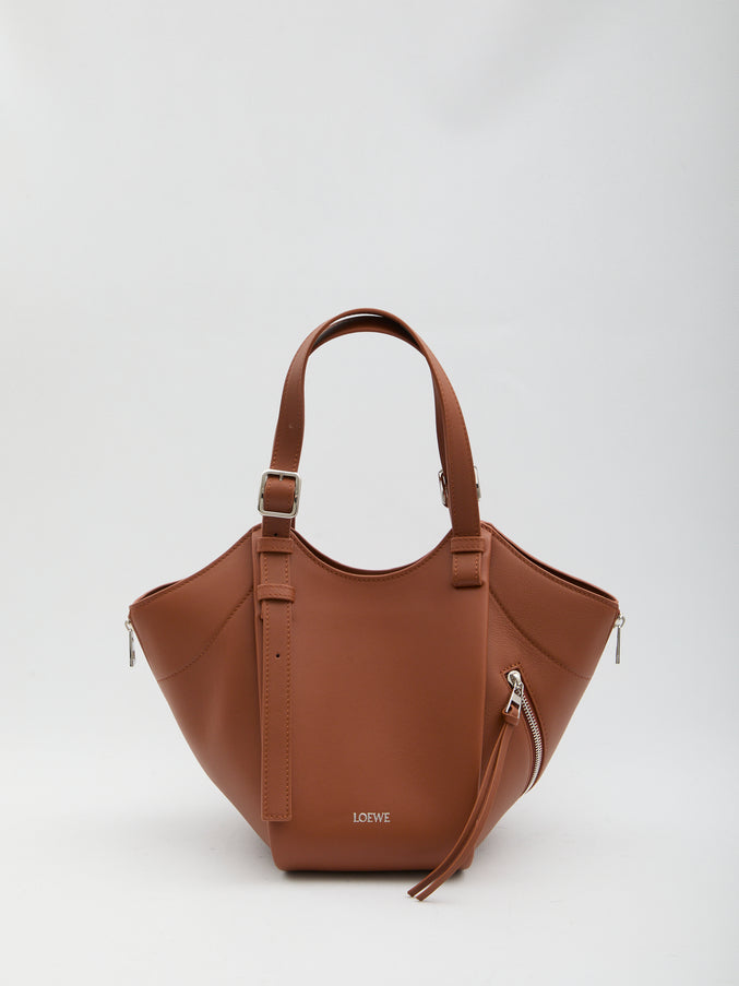 Loewe Hammock Flip Bag QT Brown