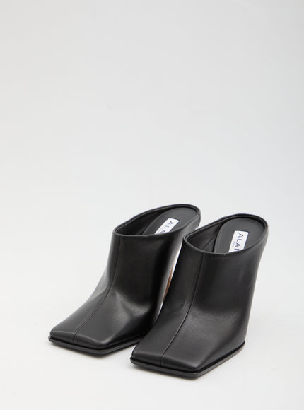Alaia Square-toe Mules