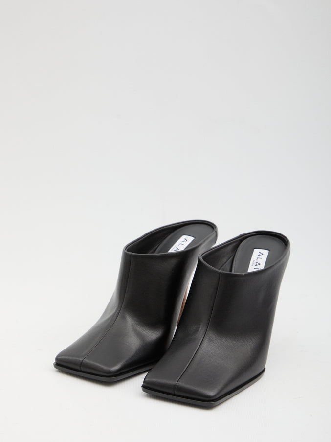 Alaia Square-toe Mules