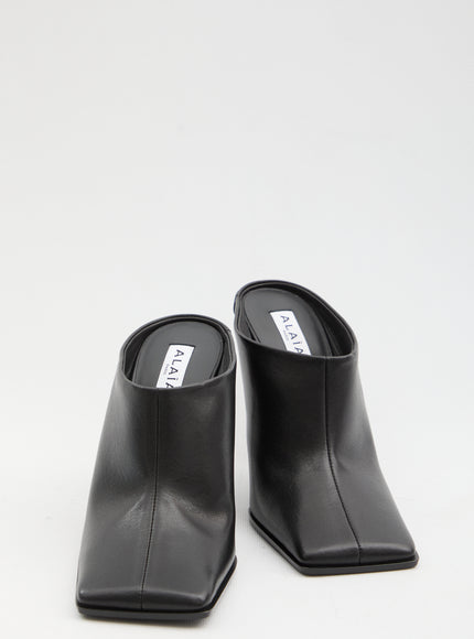 Alaia Square-toe Mules