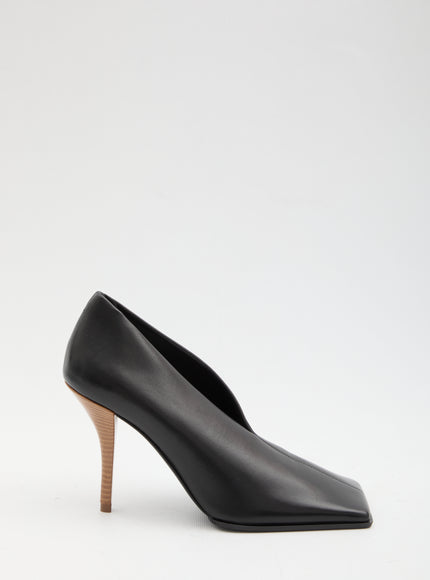 Alaia Soft Square Pumps Black
