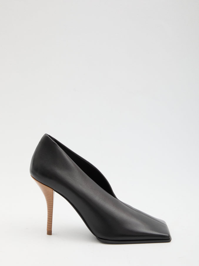 Alaia Soft Square Pumps Black
