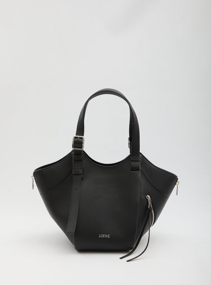 Loewe Hammock Flip Bag QT Black