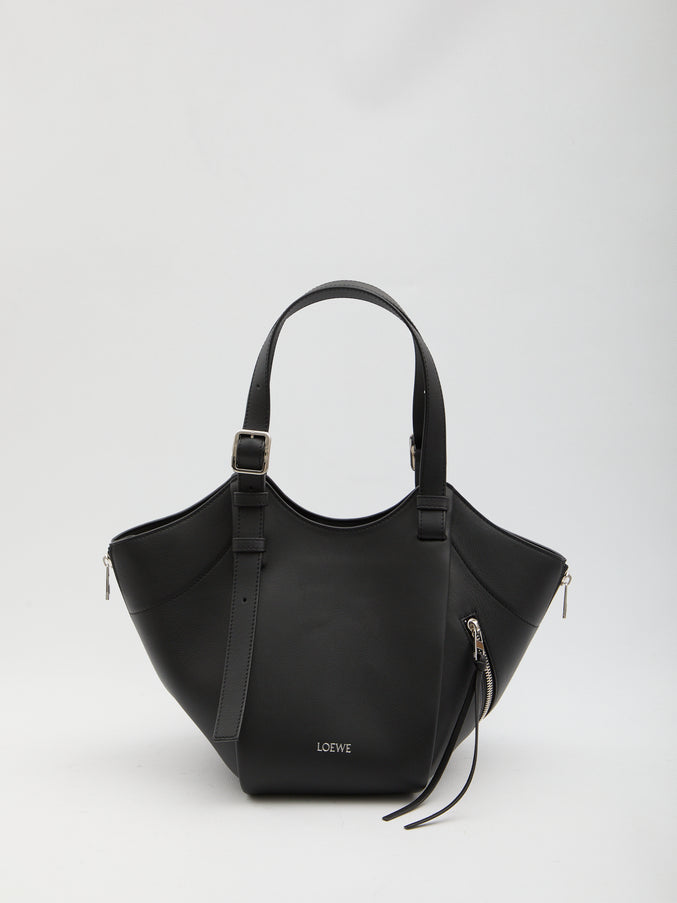 Loewe Hammock Flip Bag QT Black