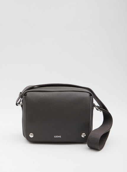 Loewe Pebble Messenger Bag Medium QT Grey