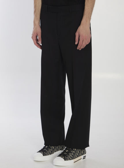 Dior Homme Wide Wool Trousers