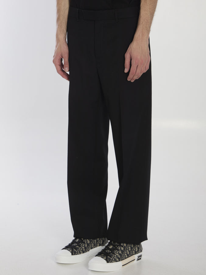 Dior Homme Wide Wool Trousers
