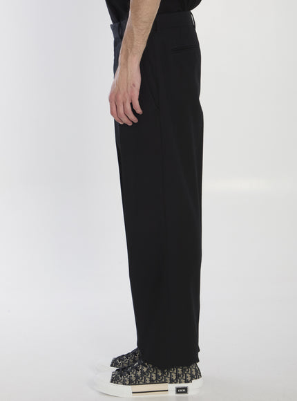 Dior Homme Wide Wool Trousers