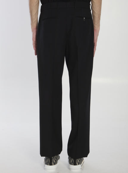 Dior Homme Wide Wool Trousers