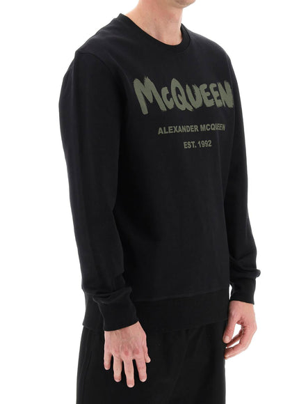 Alexander Mcqueen mcqueen graffiti sweatshirt