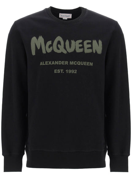 Alexander Mcqueen mcqueen graffiti sweatshirt