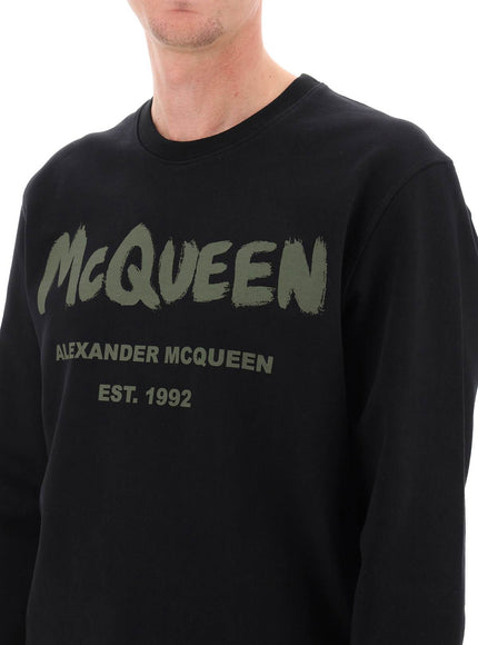 Alexander Mcqueen mcqueen graffiti sweatshirt