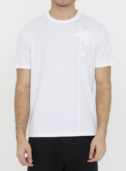 Valentino Garavani T-shirt With Flower Embroidery White