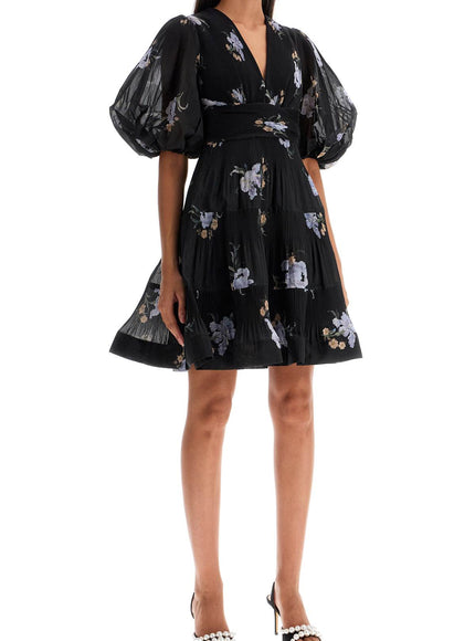 Zimmermann Pleated Organza Mini Dress