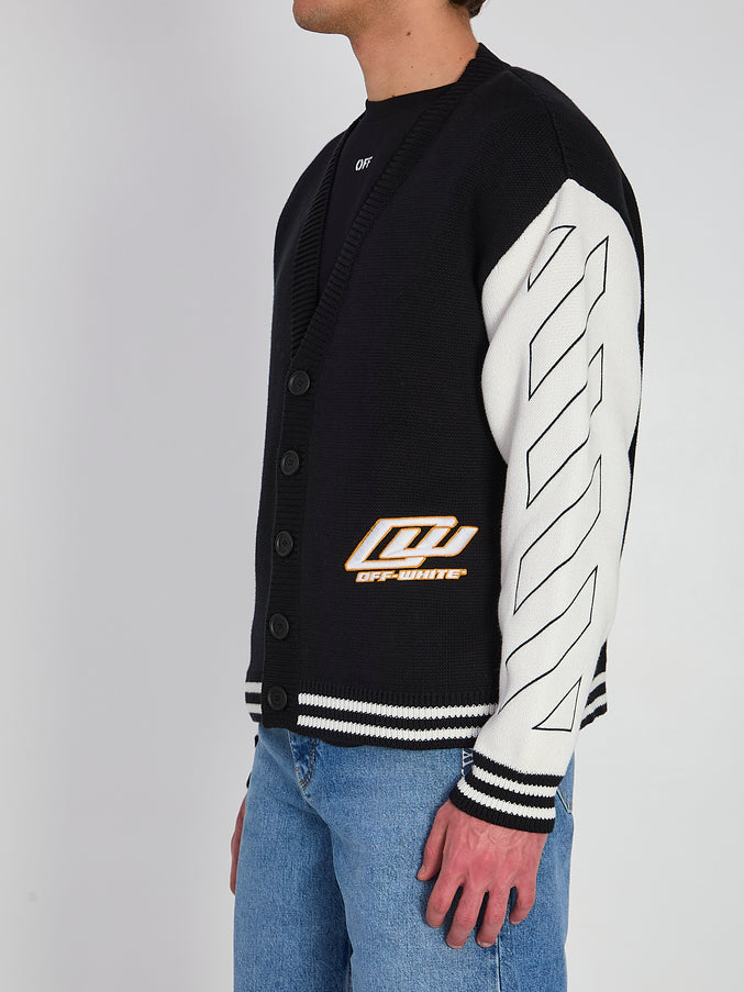 Off White Varsity Cardigan