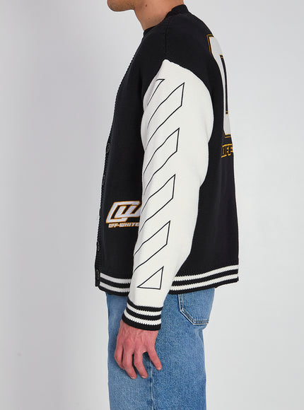 Off White Varsity Cardigan