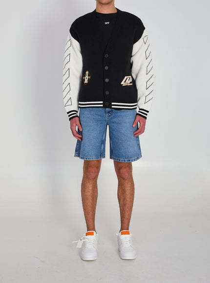 Off White Varsity Cardigan