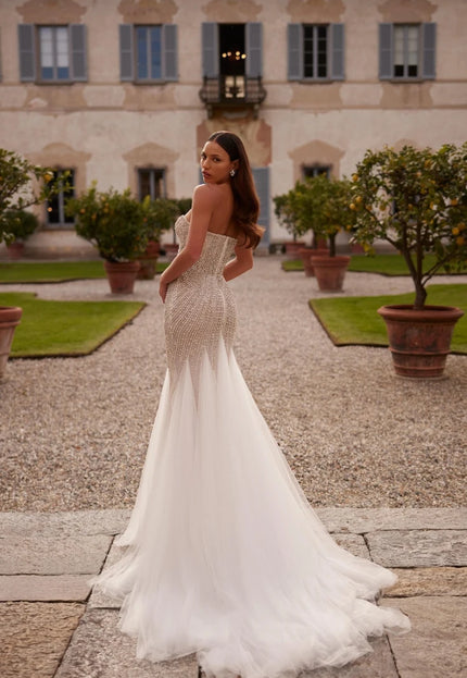 Valencia Beaded Mermaid Wedding Gown