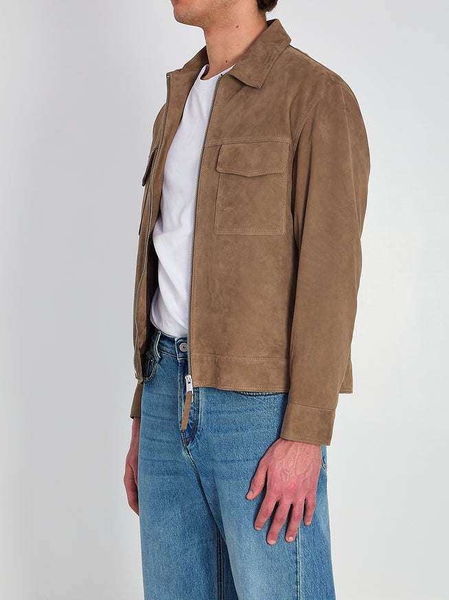 Arma Kale Jacket In Suede