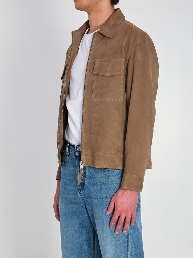 Arma Kale Jacket In Suede