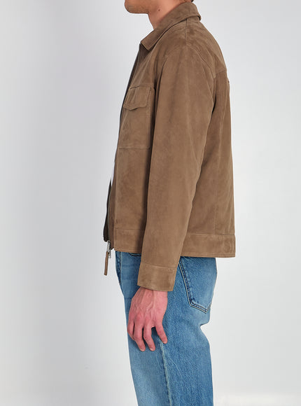 Arma Kale Jacket In Suede