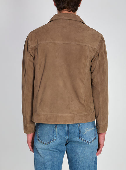 Arma Kale Jacket In Suede