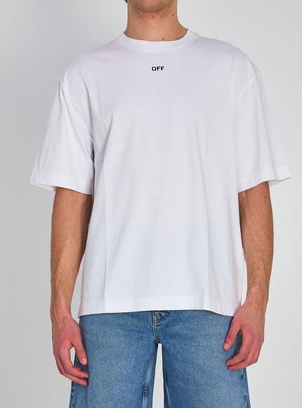 Off White 3d Arrow Spray T-shirt White